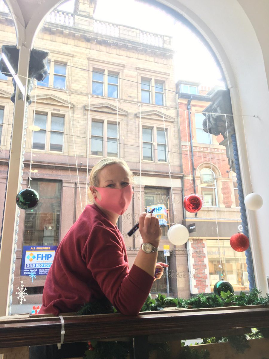 Our  #Nottingham store has been busy writing up some of our favourite local independent stores! With  #lockdown taking a toll on small businesses, we want to help us spread some  #ShopSmall joy! @uk_frenchie - Doggo treats  @studiochoc - Choc  @Doughnotts - Sweat treats 