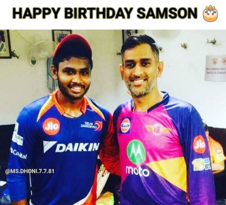 Happy Birthday Sanju Samson 