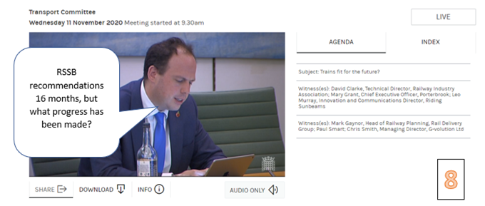 Back again to David, now bringing in Porterbrook. (2/6)