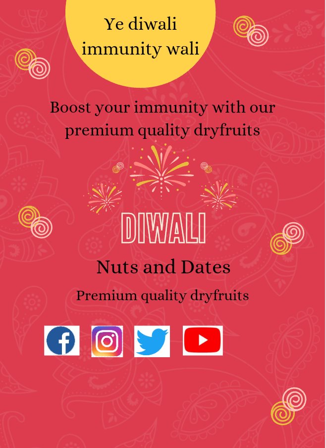 nutsanddates's tweet image. #nutsanddates #dryfruits #bestquality #products #diwali #festivevibes #positivity #positivevibesonly #festivaloflights #HappyDiwali  #vocalforlocal #thinkhealthy #eathealthy #immunity #booster #brand #festivemood #festivecollection #festivecollection2020 #newventure #startup