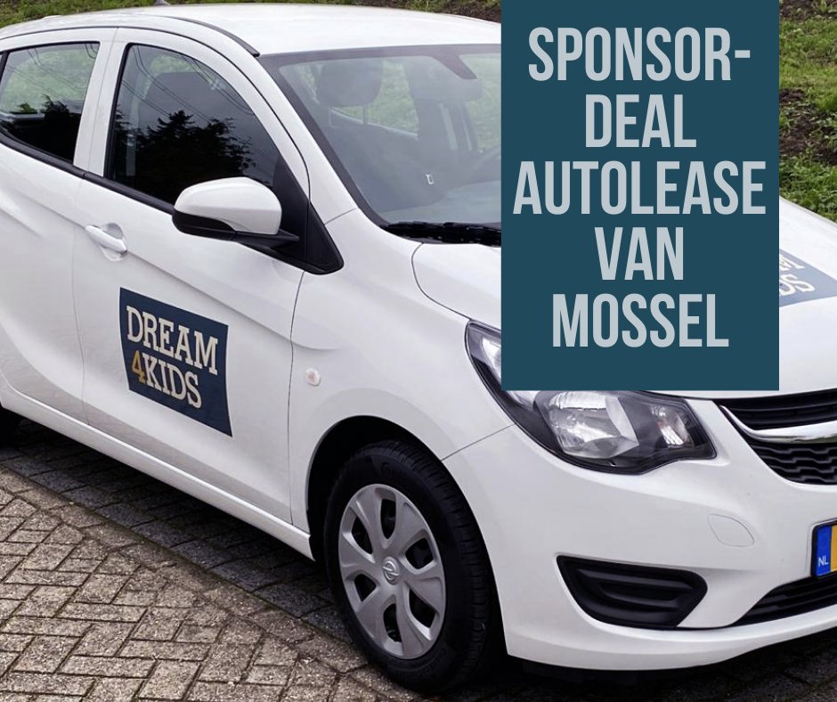Dream4Kids's tweet photo. Wij hebben een #sponsordeal met Van Mossel #Autolease! Zij stellen de komende 14 maanden deze mooie leaseauto met het Dream4Kids-logo voor ons tot beschikking. Dat worden leuke ritjes!
#leaseauto #sponsor #samenmakenwehetverschil https://t.co/TOrQ5FaNmi