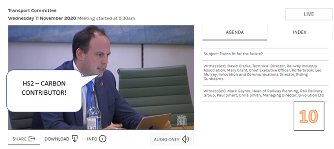 Ok yes a running theme of implementing TNDS. Also this is the shortest synopsis of the HS2 discussion it is possible to make. (3/6)