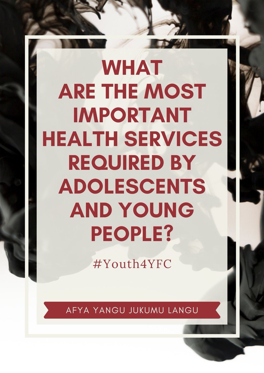 safecommunity4's tweet photo. Numerous health services are offered in the health facilities but what are the MOST IMPORTANT health services required by adolescents and young people #AFYAYANGUJUKUMULANGU #Youth4YFC @DSWKenya @governorkingi @Hewlett_Found @YouthActKE @DOHkilifi @DreamAchieversk @PwaniYouth https://t.co/E2JvXAXIFk
