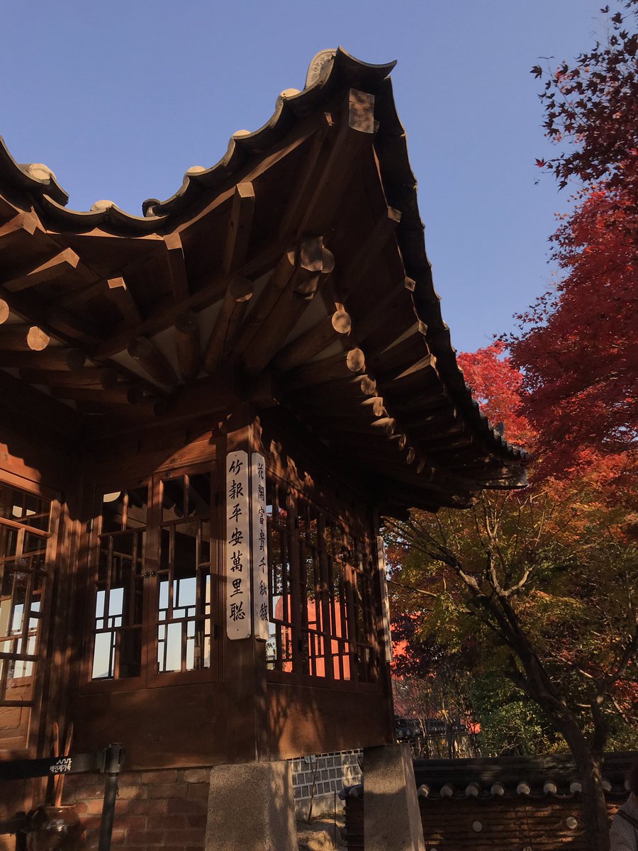 whxtdoicallyou's tweet image. 오늘 마치 한국의 가을이라는 계절을 태어나서 처음 본 기분이었다... 
가회동 백인제가옥