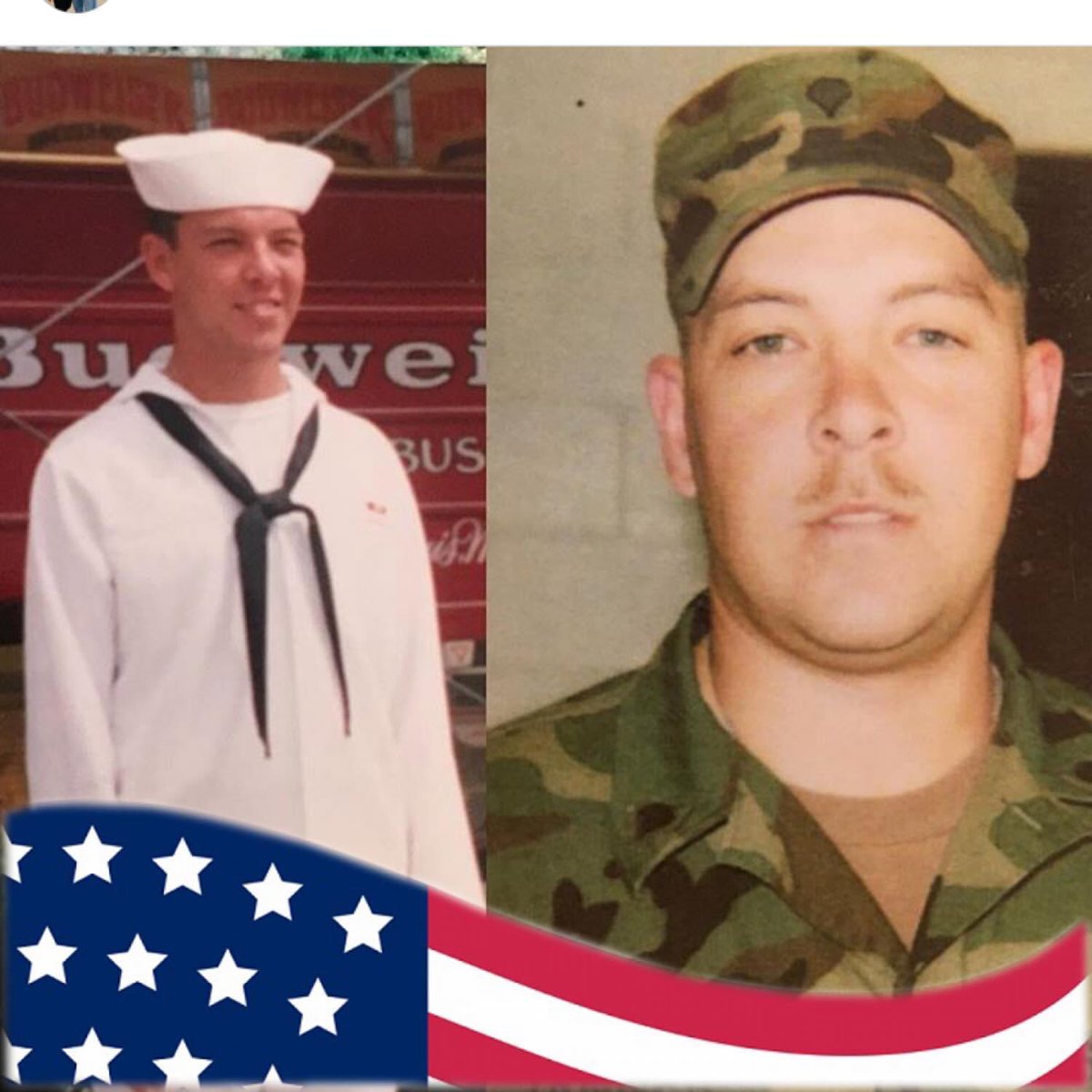 LARAANNFLINN's tweet photo. Happy Veterans Day to you my love! Thank you ! I love you! @ToddTannerWV https://t.co/gLuH8BQmsH