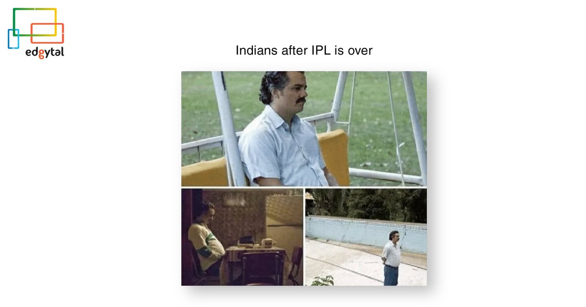 edgytal's tweet photo. Cricket lovers: "What should we do after 7:30pm?"
.
.
#CricketLovers #IPL #Memes #Cricket https://t.co/3g8YbCqgic