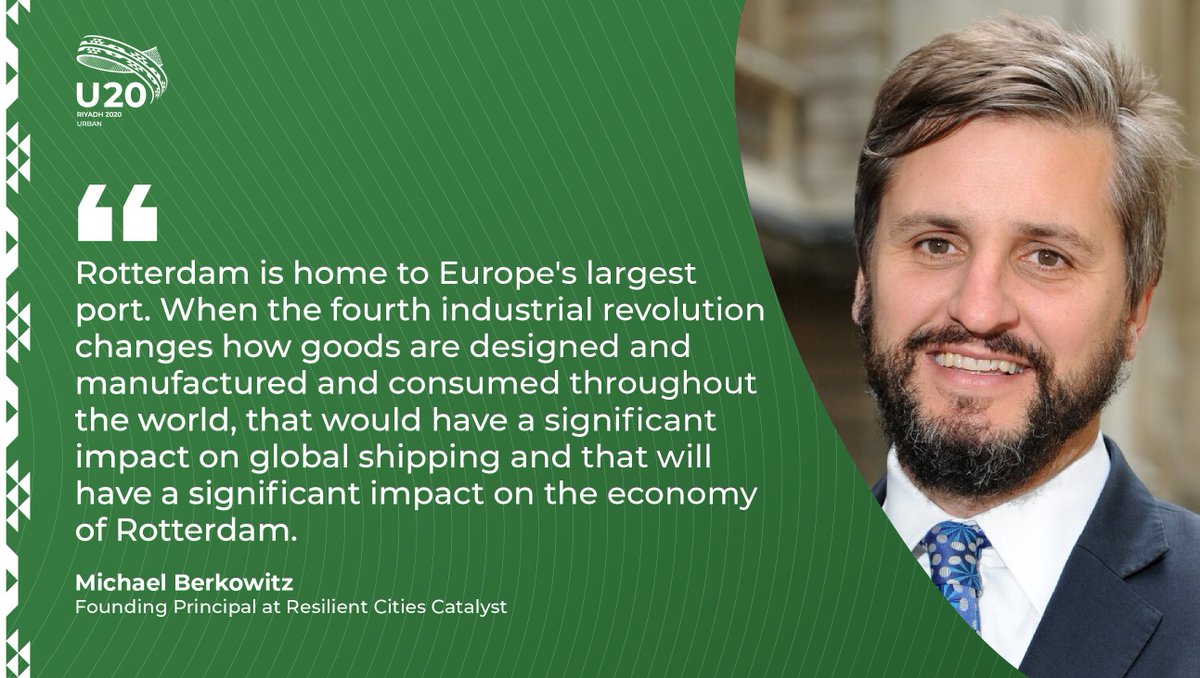 Michael Berkowitz, Founding Principal at @CitiesCatalyst during the #U20MayorsSummit first session - the future cities beyond #COVID19