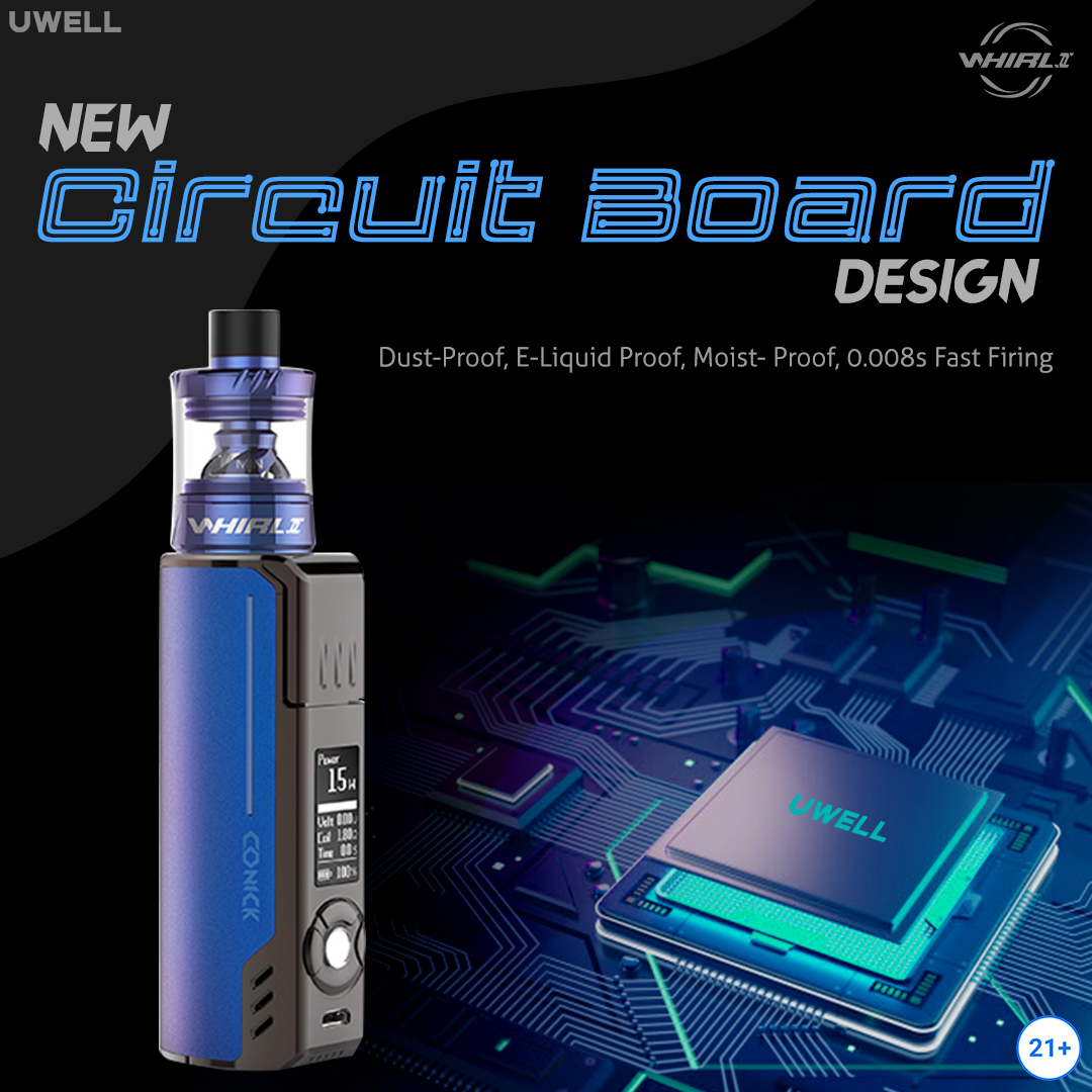 Uwelltech's tweet photo. 𝐄𝐱𝐩𝐥𝐨𝐫𝐞 𝐩𝐞𝐚𝐤 𝐩𝐞𝐫𝐟𝐨𝐫𝐦𝐚𝐧𝐜𝐞✌️

Whirl II kit comes with dust-proof and moist-proof PCBA that protects the core unit of the device and prolongs its lifespan🥰💨

#whirlllmod #uwellwhirl #uwell #myuwell #vapemode #vape #vapeshop #vapefamily

Enjoy it! https://t.co/bFs9xJPwwJ