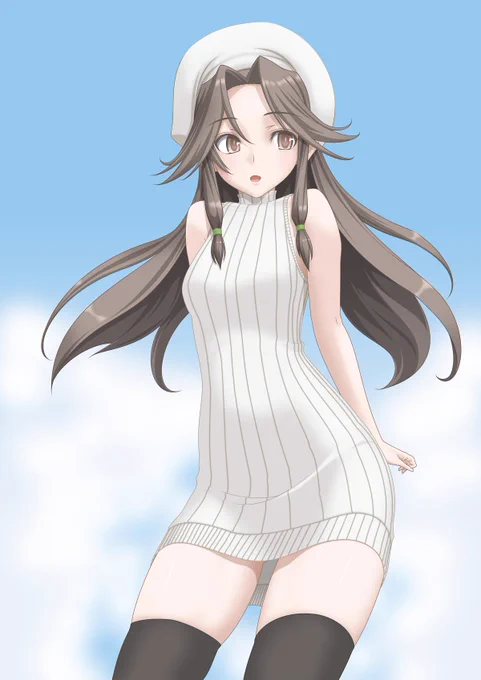#縦セーターの日 #縦セタの日
最近は全然描いてないや 
