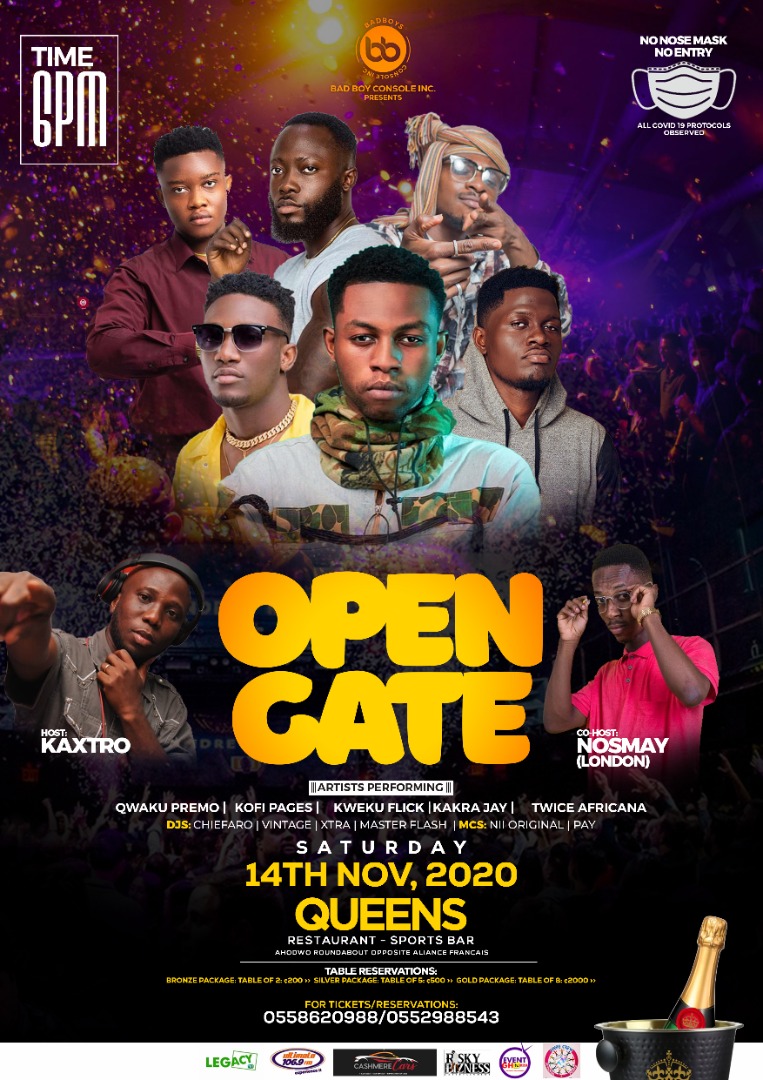little_blogger0's tweet photo. Let's all rep in our numbers as we #OpenGate for December @QueensRestaurant inside Ahodwo Roundabout exactly 6PM (GMT)
#OpenGate #EventGHTV https://t.co/bp1wniFBaY