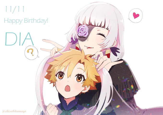 ダイヤ誕生日おめでとうツインテールにする遊び#なつらび 