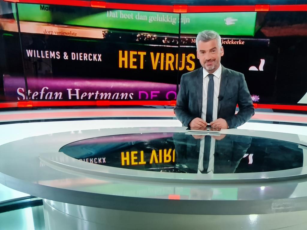 EddyWillems's tweet photo. Ons boek 'Het Virus' in de boekenspecial op @Ring_TV vandaag en morgen ... #hetvirus @Lannoo https://t.co/hEnHVFCO1t