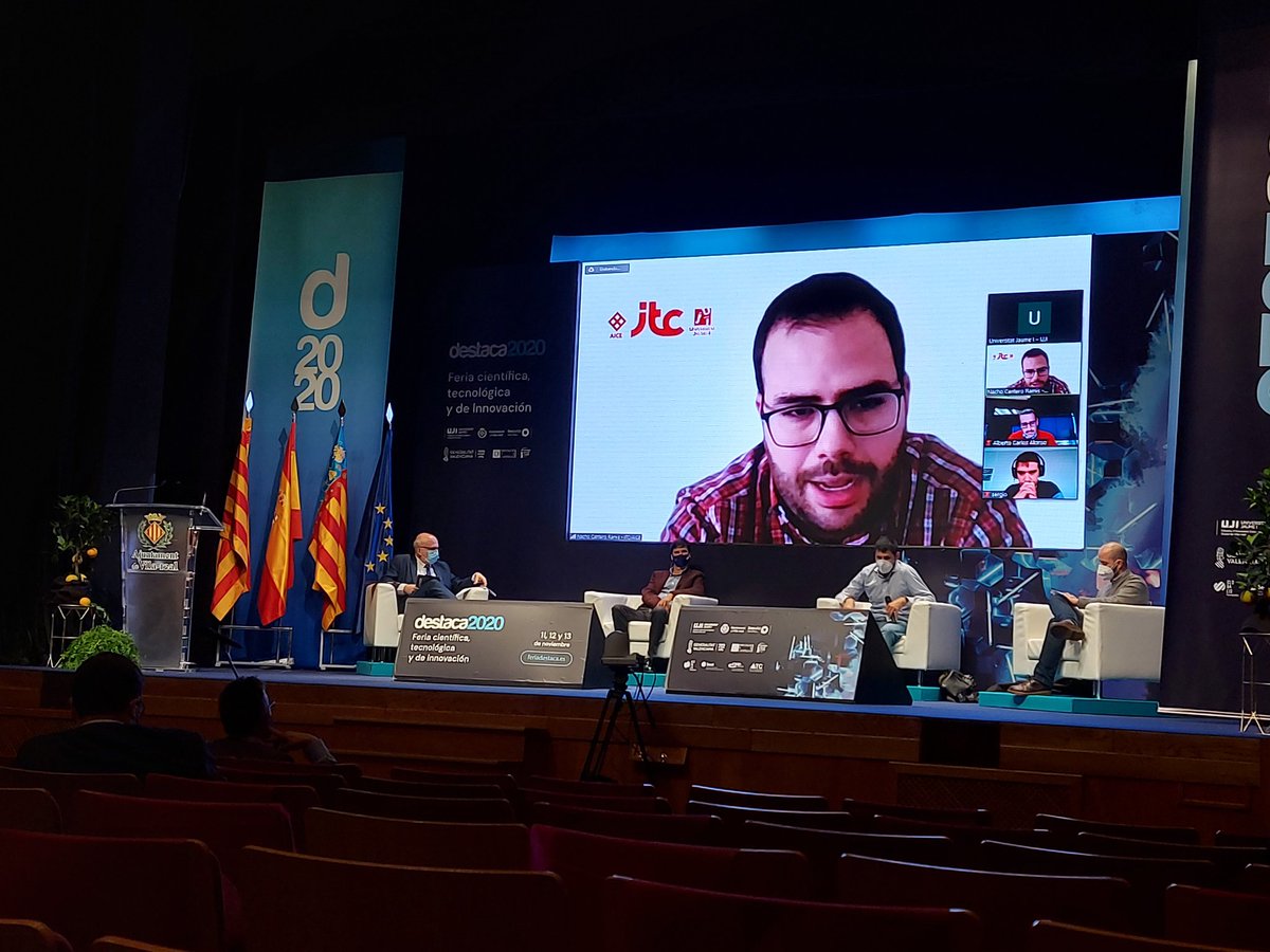 CEEICastellon's tweet image. Nacho Cantero (@ITC_ceramica) subraya el valor de plataformas como #SOMATechHub para que aflore el talento escondido.

#Destaca2020