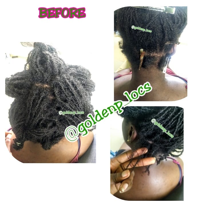 goldenP_locs's tweet photo. Retightening And A Style On Microlocs, Slide To See The Before.
Have Not Seen This Queen In 4 Months, A Change Of Location And Work...
#locs #microlocs #microlocsjourney #sisterlocks #sistalocs #sisterlocksretight #loclivin #locqueens #melanin #blackgirlsrock #womenwithlocs https://t.co/0yGsaTP4QE