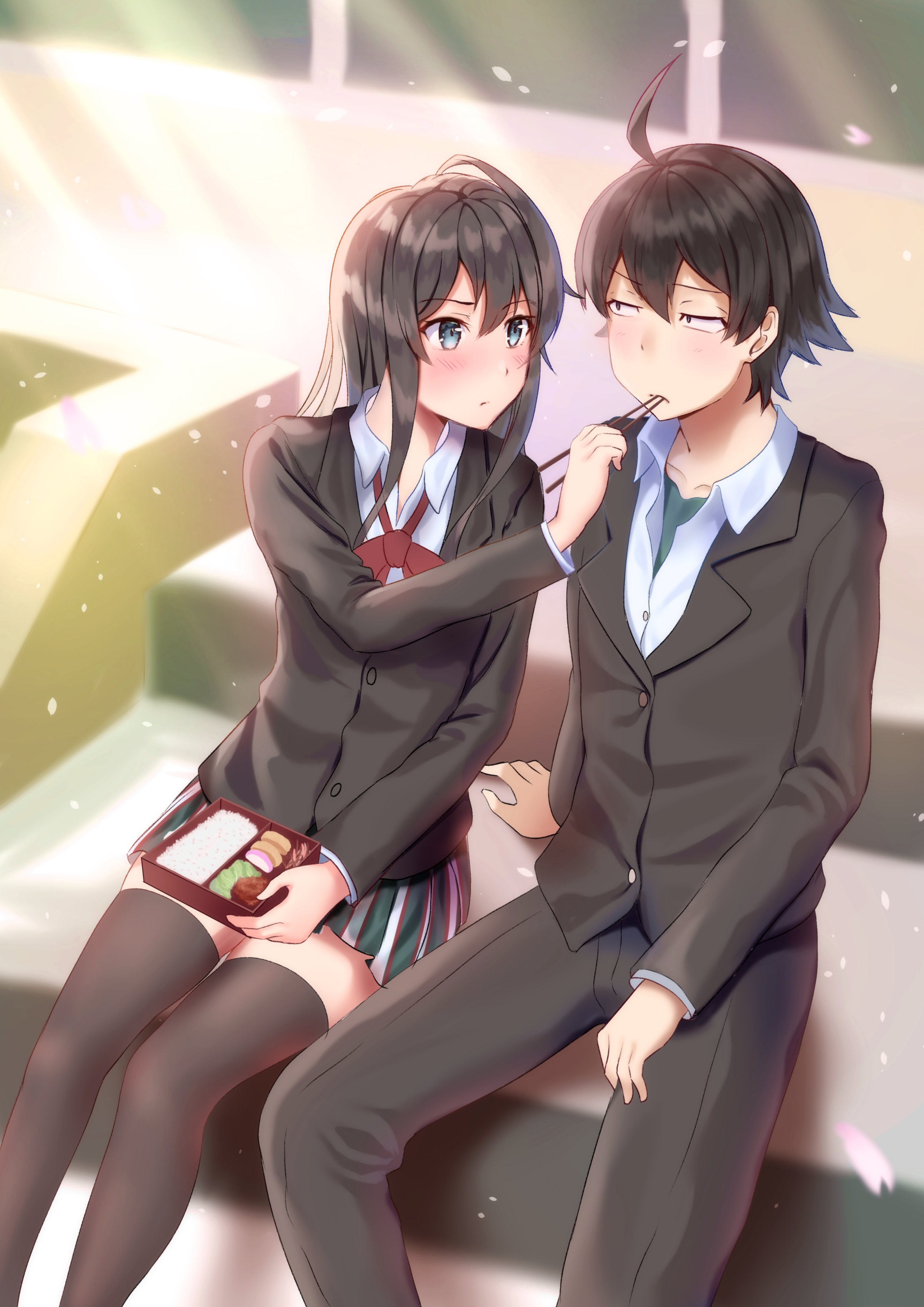 Hikigaya Hachiman and Yukinoshita Yukino