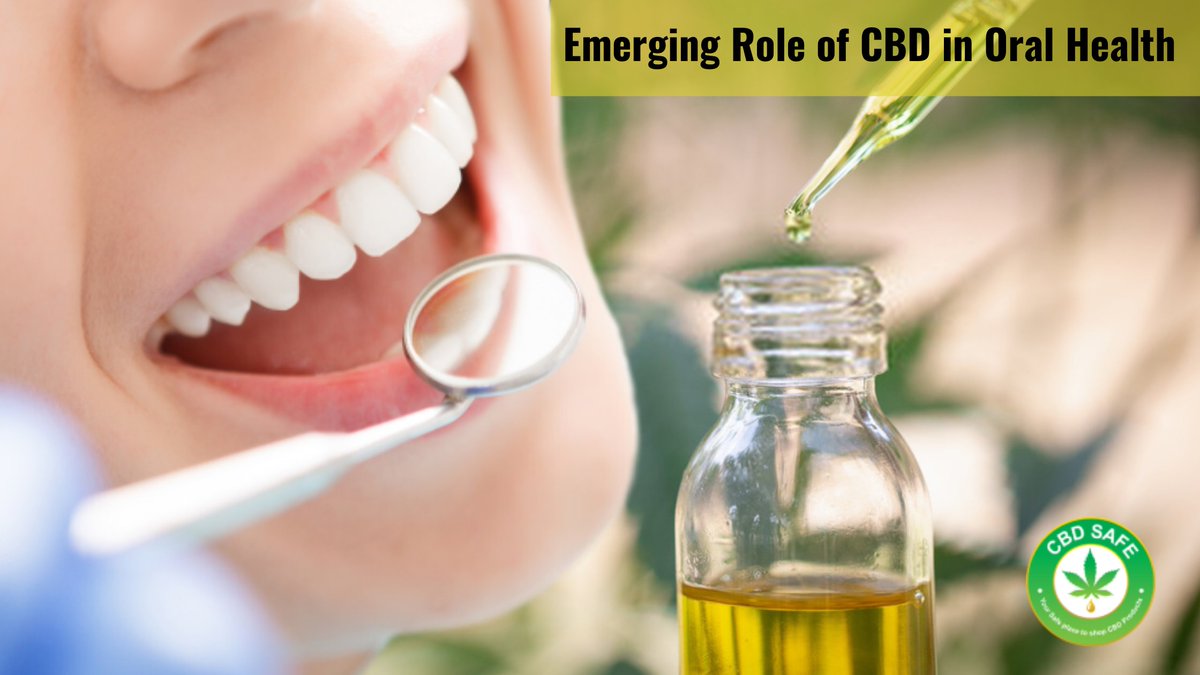 CBDSafeShop's tweet photo. CBD is fast emerging the most therapeutically beneficial compound in the history of medicine. Now, new studies find it effective at removing dental plaque and improving oral health. 

Read here:https://t.co/S4JfMiUxb0

#CBDSAFE #CBDOralHealth #Cbdoil #cbdproducts https://t.co/ZY1jWz827t