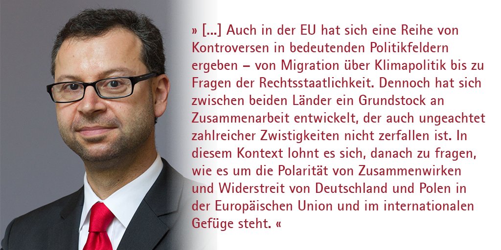 wiko_greifswald's tweet photo. Morgen freuen wir uns auf die 🇩🇪-🇵🇱 Rede von Dr. Kai-Olaf Lang @SWPBerlin im Rahmen des @polenmARkT 2020 zu den deutsch-polnischen Beziehungen im europäischen und internationalen Gefüge. #digitallecture https://t.co/ZuZ87I2eBh