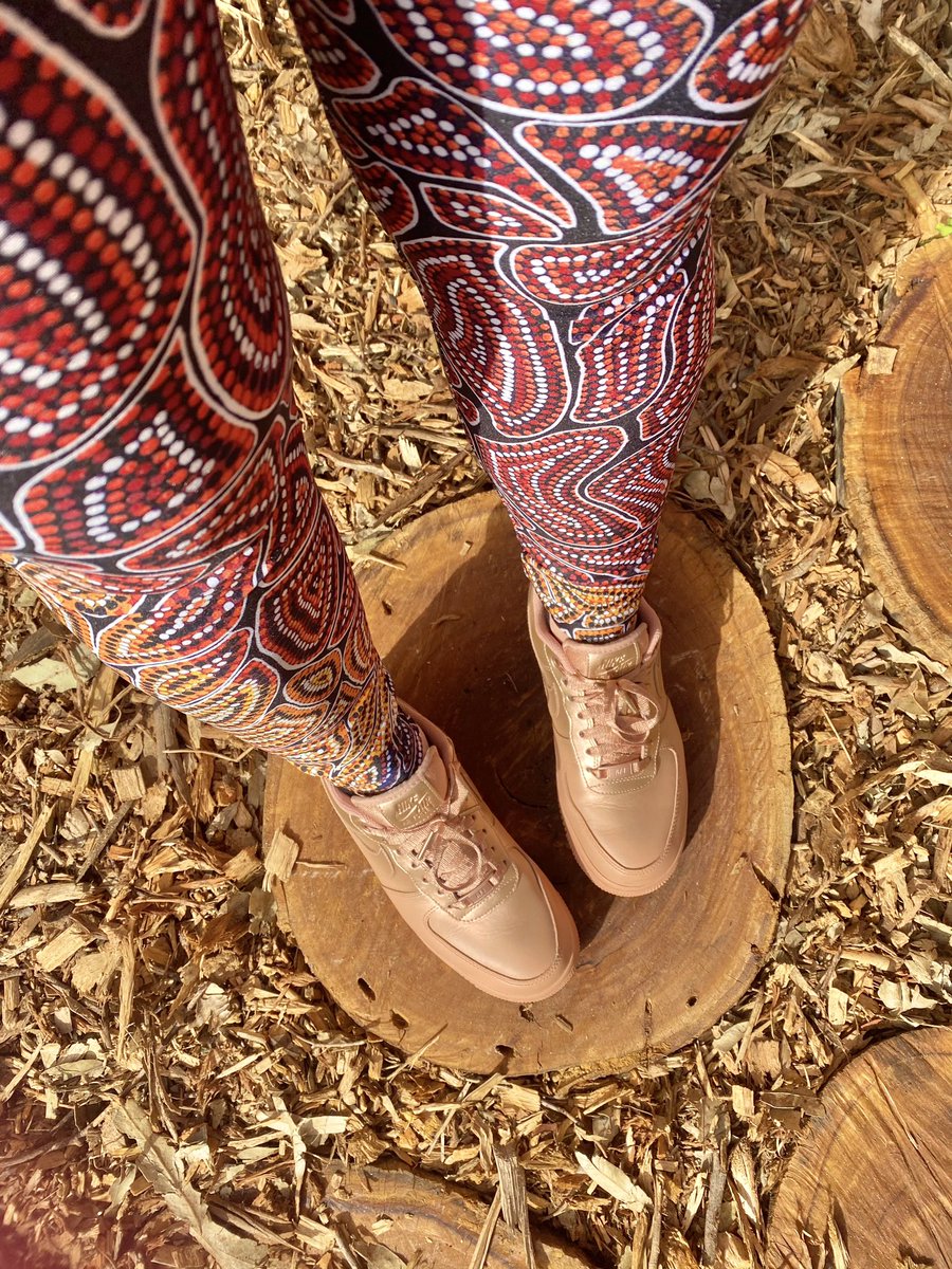 MissLisaJBSC's tweet photo. When it’s Sneaker Week during NAIDOC Week ... you represent both 😊 #AlwaysWasAlwaysWillBe #NAIDOC2020 @Bundarra_Brand @JosephBanks_SC #JBSC #sneakerweek https://t.co/2GKButX8It