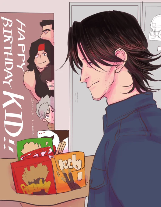 #武者小路紫苑誕生祭2020
お誕生日おめでとうございます。
毎年ポッキー・プリッツ・トッポサプライズを受けて欲しい。 