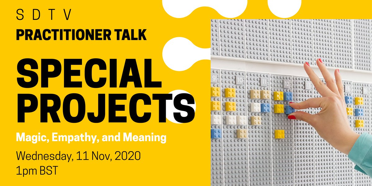 RCA Service Design (@rca_sd) on Twitter photo Today at 2pm BST, another installment of SDTV! Tune in to our livestream to hear <a href="/special_proj/">Special Projects</a> talk about their magical, fantastical, emotional work.
.
.
Catch them on our youtube page: youtube.com/channel/UCDBmk… Today at 2pm BST, another installment of SDTV! Tune in to our livestream to hear <a href="/special_proj/">Special Projects</a> talk about their magical, fantastical, emotional work.
.
.
Catch them on our youtube page: youtube.com/channel/UCDBmk…