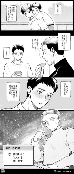 【金カム】
尾勇 現パロ仲良し異母兄弟 