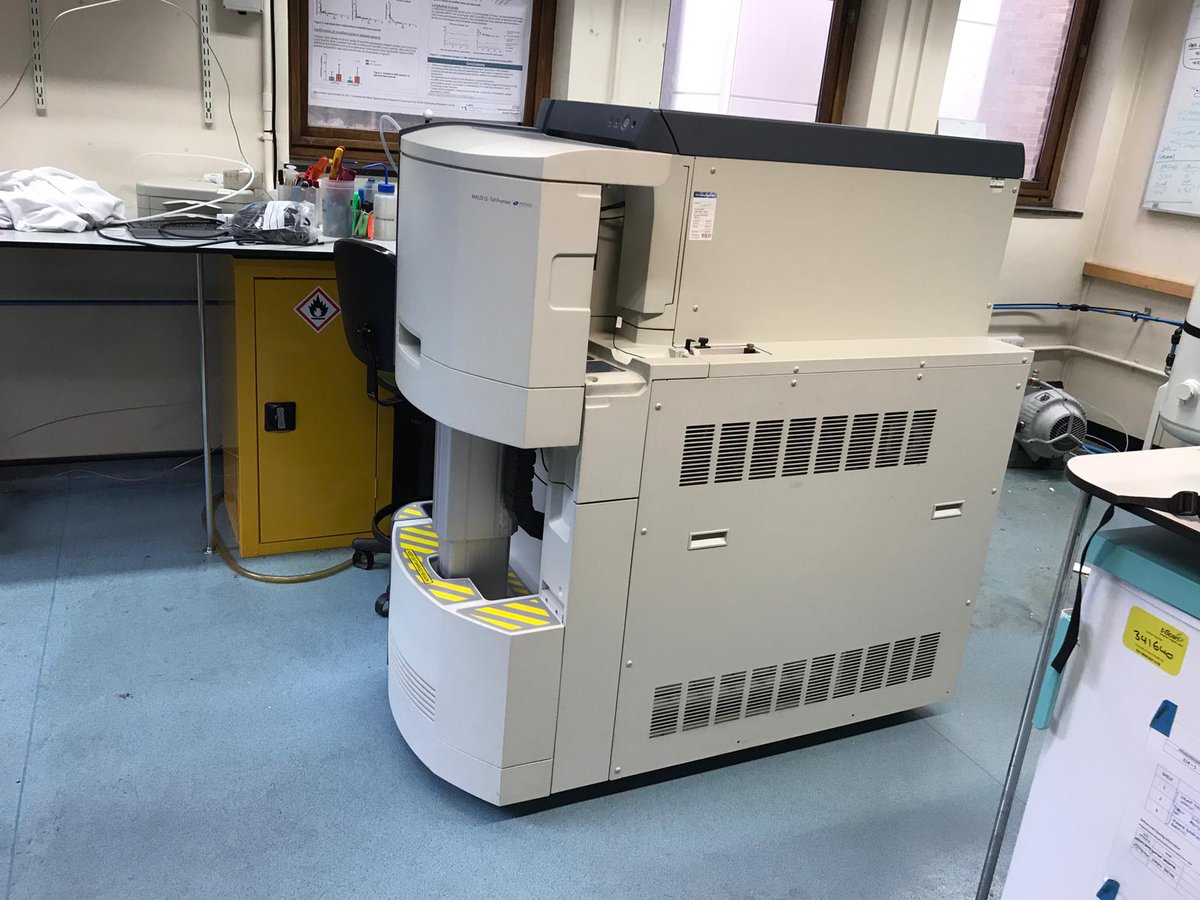 Omic_Research's tweet photo. Out with the old to accommodate the new, Operation Moonshot is underway. QTOF Premier you served us well from all who sailed on her.

The GOSH Skunkworks goes into battle.

#covid19research #moonshot #covid https://t.co/kmUS0EP9SF