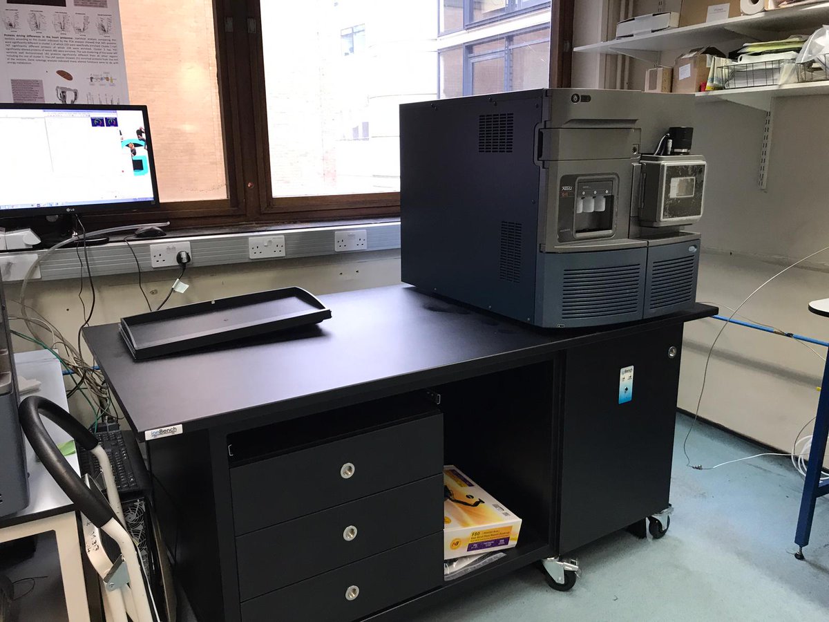 Omic_Research's tweet photo. Out with the old to accommodate the new, Operation Moonshot is underway. QTOF Premier you served us well from all who sailed on her.

The GOSH Skunkworks goes into battle.

#covid19research #moonshot #covid https://t.co/kmUS0EP9SF