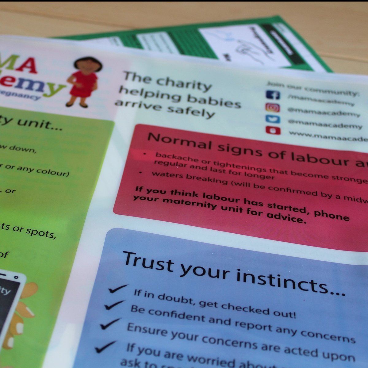 MAMAAcademy's tweet image. If your hospital does not yet supply our #WellbeingWallets you can pick one up from our shop for just £2 which includes p&amp;amp;p to addresses in the UK mamaacademy.org.uk/shop/wellbeing… #HelpingBabiesArriveSafely