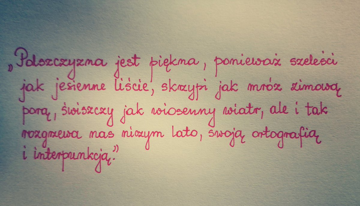 Gadzia03's tweet photo. „Jest jeszcze coś, co ten kraj różni od innych
W uszach ci brzmi od najmłodszych lat dziecinnych (...) twoja mowa co lśni
Pięknem wierszy Mickiewicza,
Powieściami Sienkiewicza
Z tej mowy jak ze źródła czerpiesz siłę swą"...
#Ojczyzna #Grechuta #11listopada
https://t.co/38mdw8NPs0 https://t.co/N0BRBILvWF