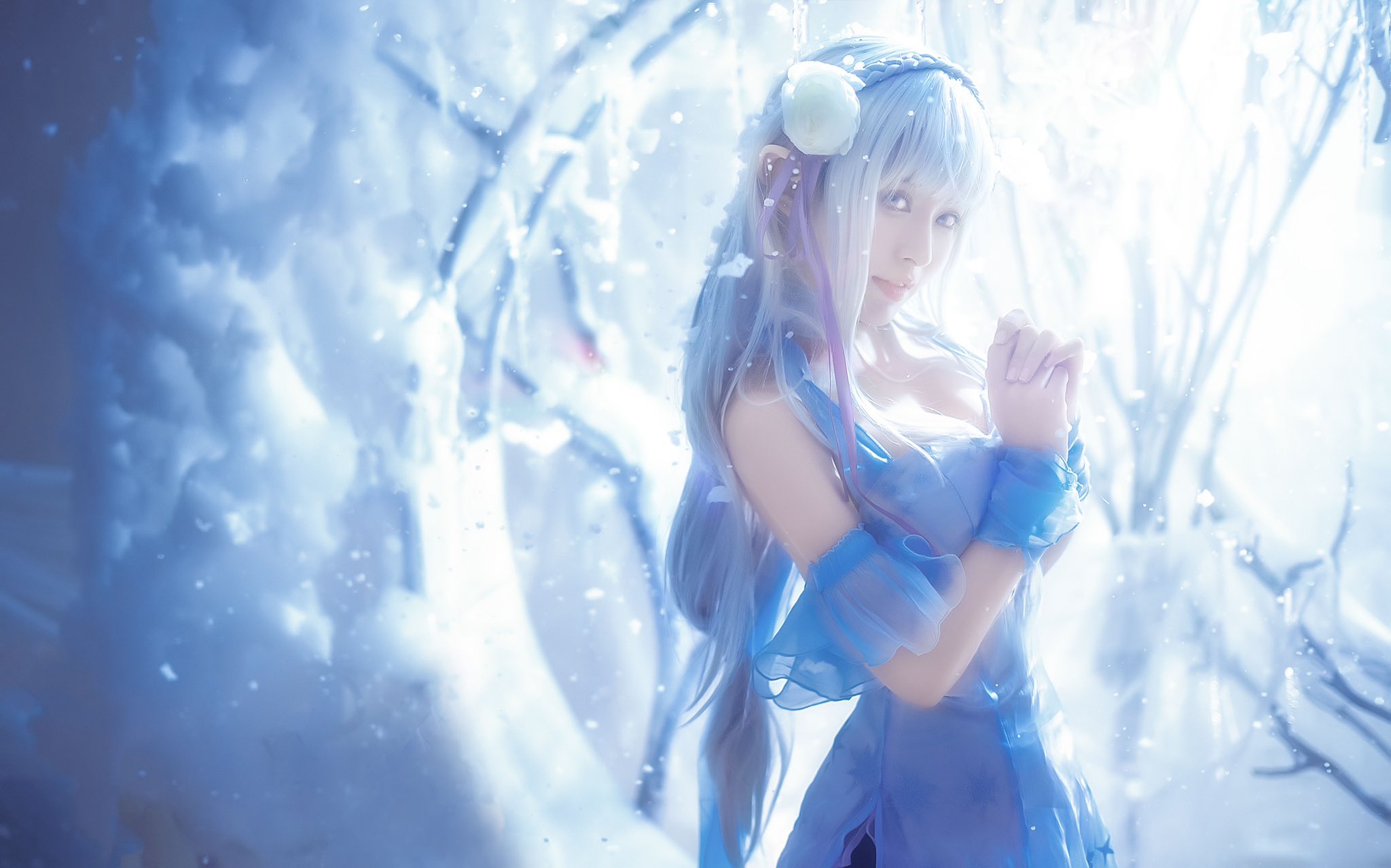 画像,❄️#Rezero  #reゼロから始める異世界生活  #emiliacosplay #cosplay #コスプレ https://t.co/qRfba9z8r…