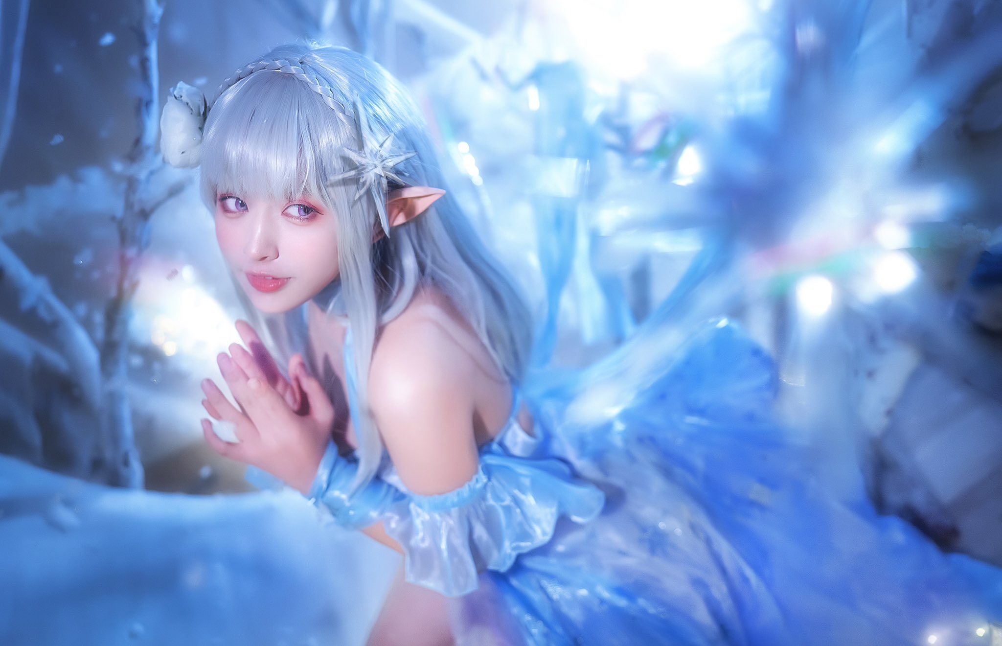 画像,❄️#Rezero  #reゼロから始める異世界生活  #emiliacosplay #cosplay #コスプレ https://t.co/qRfba9z8r…