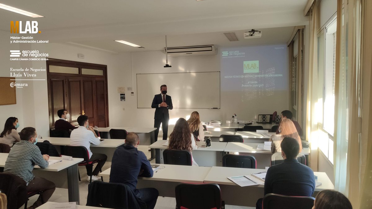 Master_Laboral's tweet photo. Ayer llegó el día tan esperado: el inicio de la 8ª edición de MLAB Sevilla.👏🏼

Aunque en esta ocasión es diferente pero no menos especial, un año más, tenemos la suerte de formar a nuevos alumnos en Gestión y Administración Laboral, Fiscal y Contable.💼

¡Bienvenidos a todos!😁 https://t.co/CaMELGlnZP
