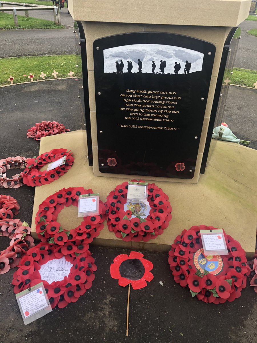AstreaCadet's tweet photo. This morning 2Lt Guy and @AstreaCadet were joined by @DearneALC at #BoltonUponDearne cemetery to place crosses on @CWGC graves and observe 2 minutes silence at 11.00 #RemembranceDay2020 @AstreaDearne @2022cohort #WeWillRememberThem https://t.co/3RR4kXgYhK