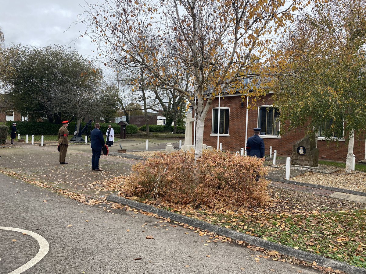 DSPG_Southwick's tweet photo. At the eleventh hour on the eleventh day of the eleventh month - we will remember them.
An online service of remembrance took place @DSPG_Southwick and members of HQ from the three services and civilian staff laid wreaths to remember those that gave the ultimate sacrifice https://t.co/0KMAlEiVZT