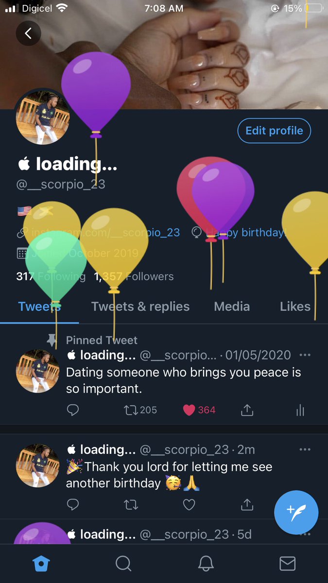 I got balloons 🎈🎉🥳🎂🥂🍾