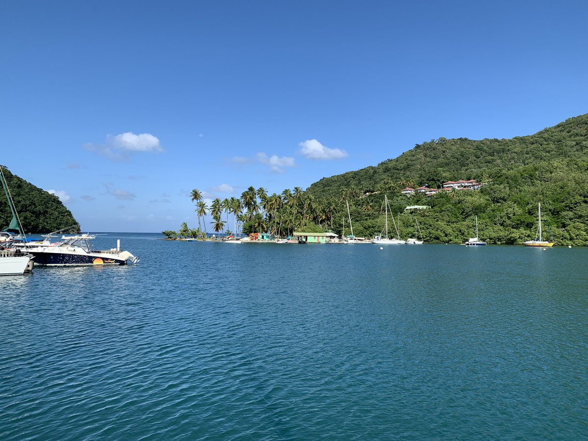 Beautiful morning view from Pacific Wave at #MarigotBay #StLucia book a #GrenadinesYachtCharter today sy-pacificwave.com