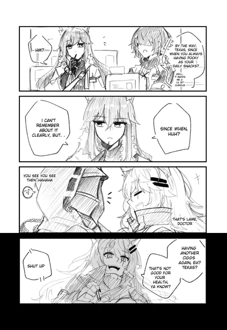 Happy 11/11 ??

P.S :
Read from right to left
#アークナイツ #明日方舟 #德克萨斯 #拉普兰德 #ラップランド #テキサス 