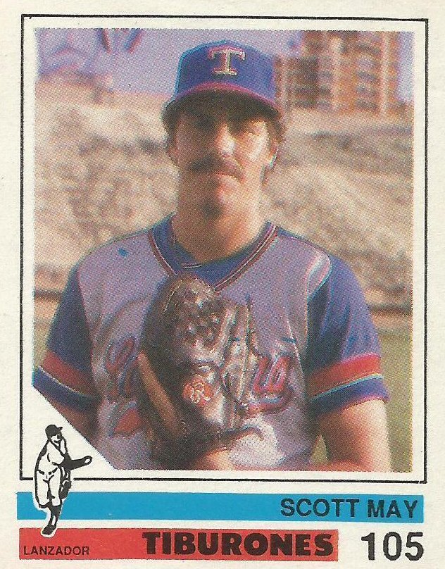 tiburonmusiu's tweet photo. Hoy está cumpliendo 59 años Scott May, el pitcher norteamericano jugó una temporada (1988-89) con #Tiburones, lanzó 13 juegos, 11 aperturas con 3 completos, ganó 7 y perdió 4 con efectividad de 3.08 con 58 ponches en 76 episodios. En el Round Robin lanzó juego de 1 hit.
#ScottMay https://t.co/nkKfGkZxdG