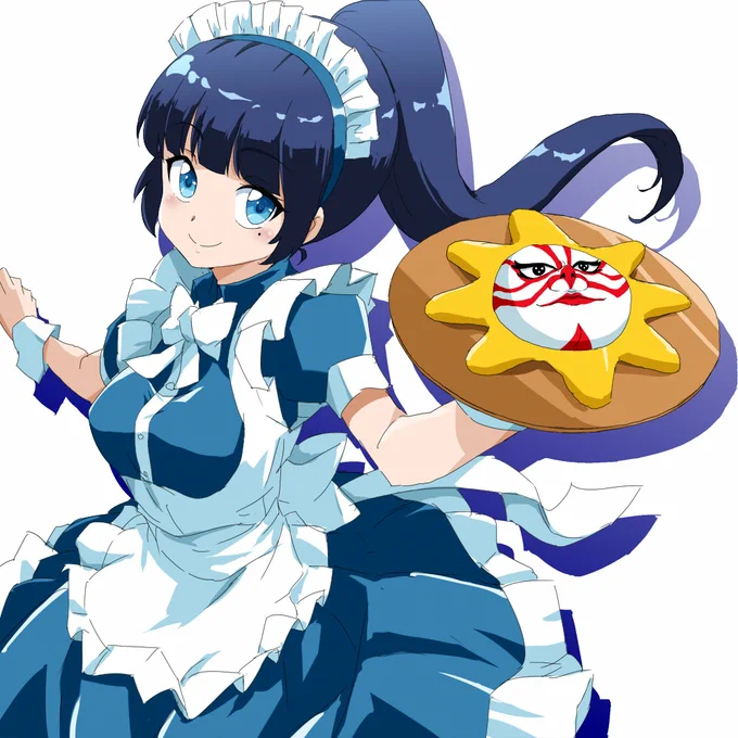 メイド服葵ちゃん #葵の絵 