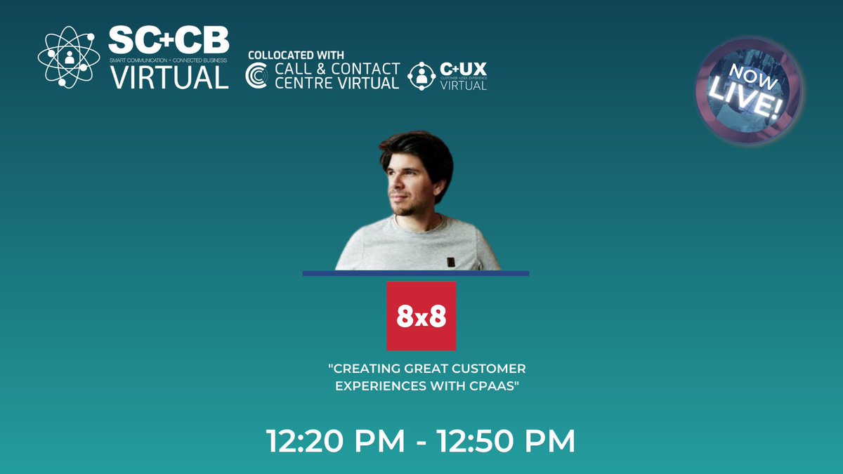 ⚠️ NOW LIVE at the #SCCBvirtual20⚠️

 🎤Filipe Leitao &amp; Nick Parmar- SCCB Keynote Theatre