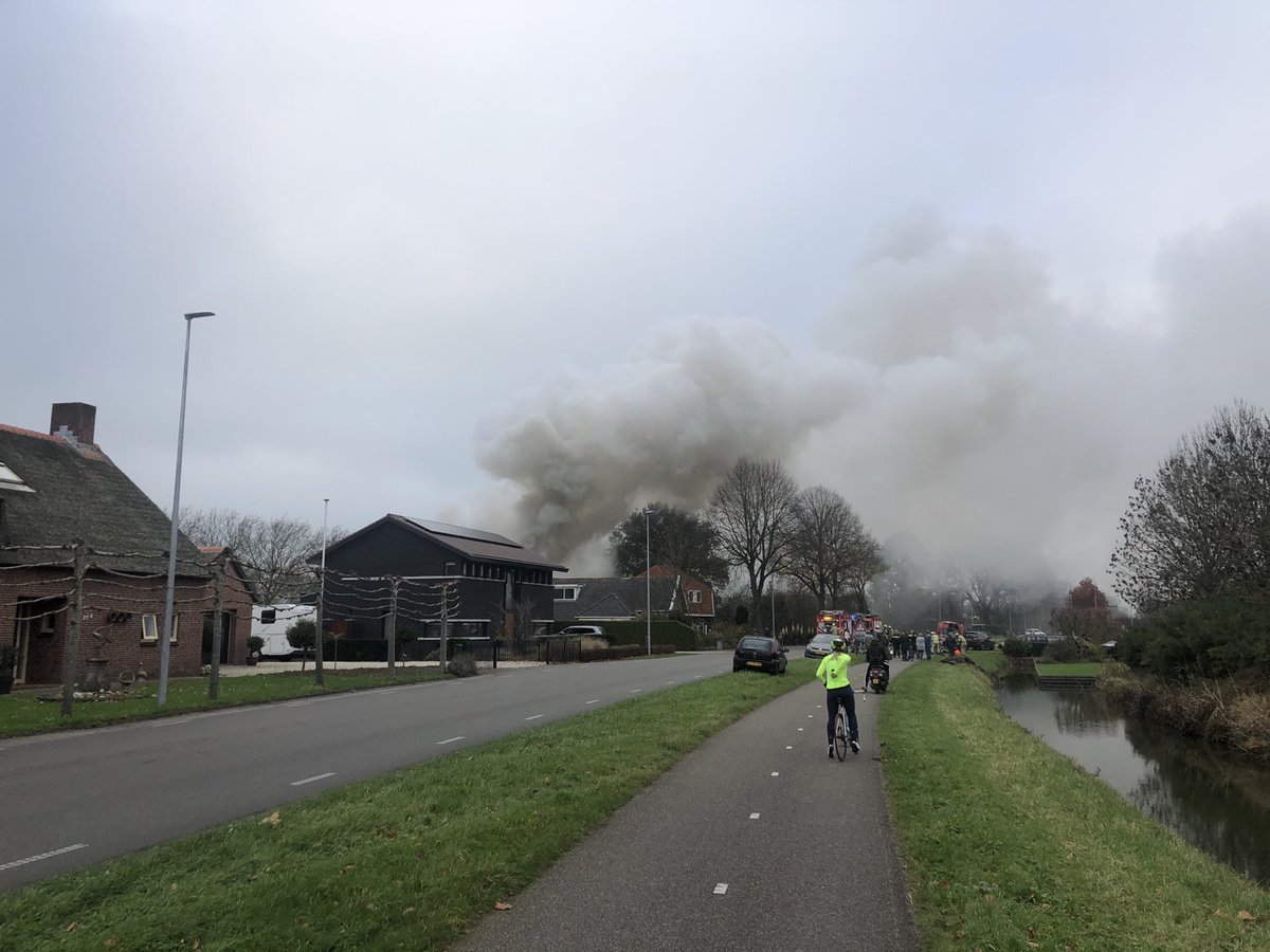 Forse brand in Harmelen.