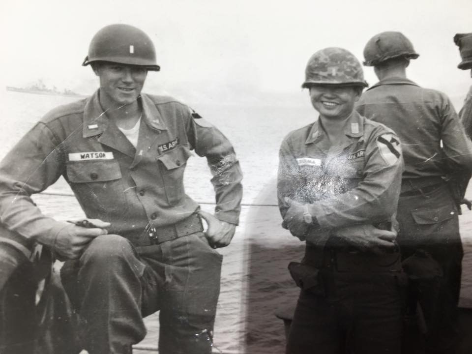 Uncle Jim Watson served overseas before embarking on a career in radio and TV ad sales.  #VeteransDay