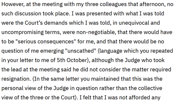 Woulfe meets three senior judges. The meeting does not go well, but at least one of the judges present indicates that they do not think that Woulfe should resign: