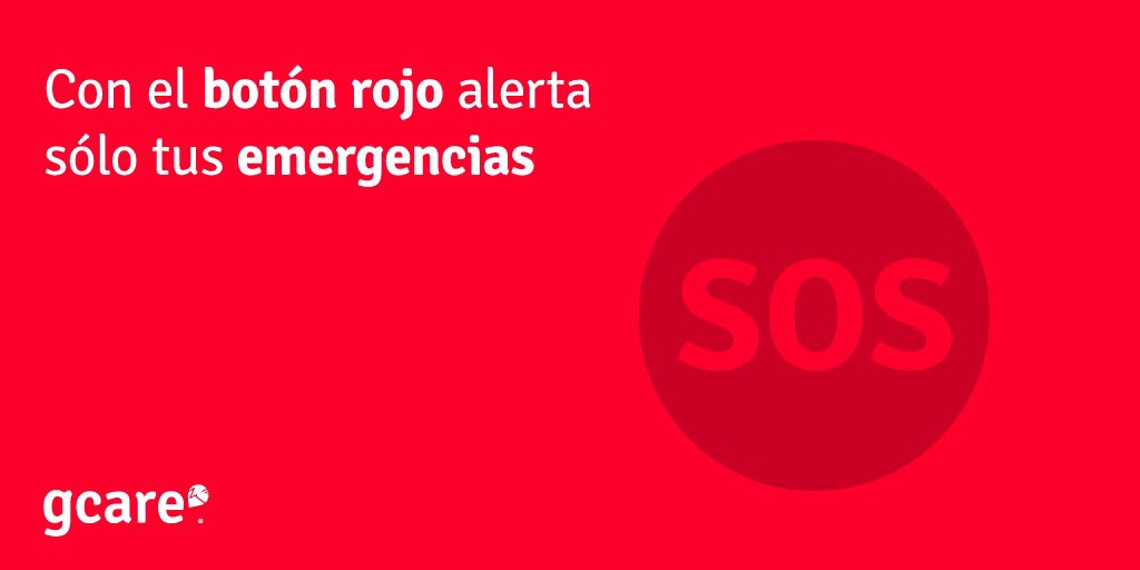 Con el botón rojo alerta sólo tus emergencias. La funcionalidad SOS es sólo para emergencias. Úsala con responsabilidad.
.
#eldertech #autonomia #cuidado #personasmayores #innovacion