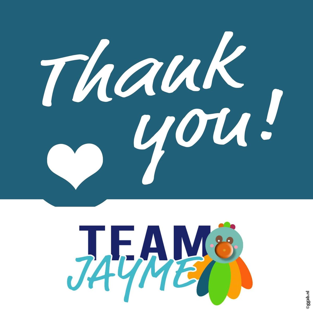Stichting Team Jayme gaat verder met de strijd tegen de ziekte SMA! #teamjayme2020

Website: teamjayme.nl
