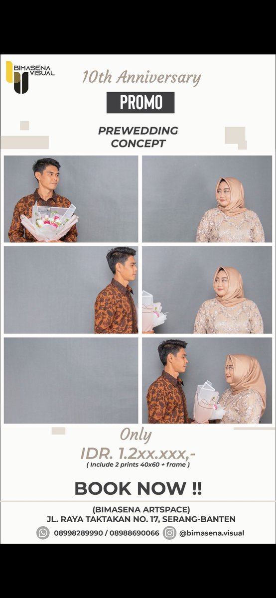 PROMO!! #studio #prewedding #weddingphotographer #serang #banten