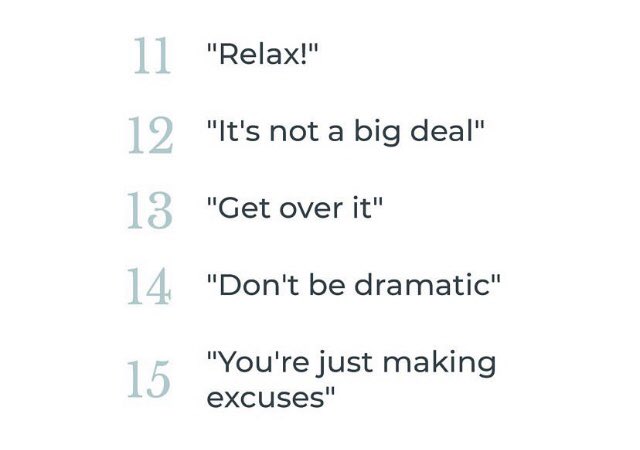 Never ever say these things to anyone who’s suffered enough as it is & we’re all human after all.So please be careful of what you say to other cause you never know what’ll happen next...