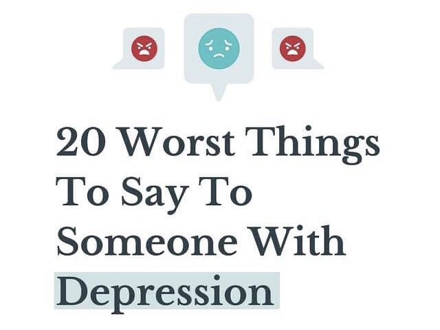 Never ever say these things to anyone who’s suffered enough as it is & we’re all human after all.So please be careful of what you say to other cause you never know what’ll happen next...