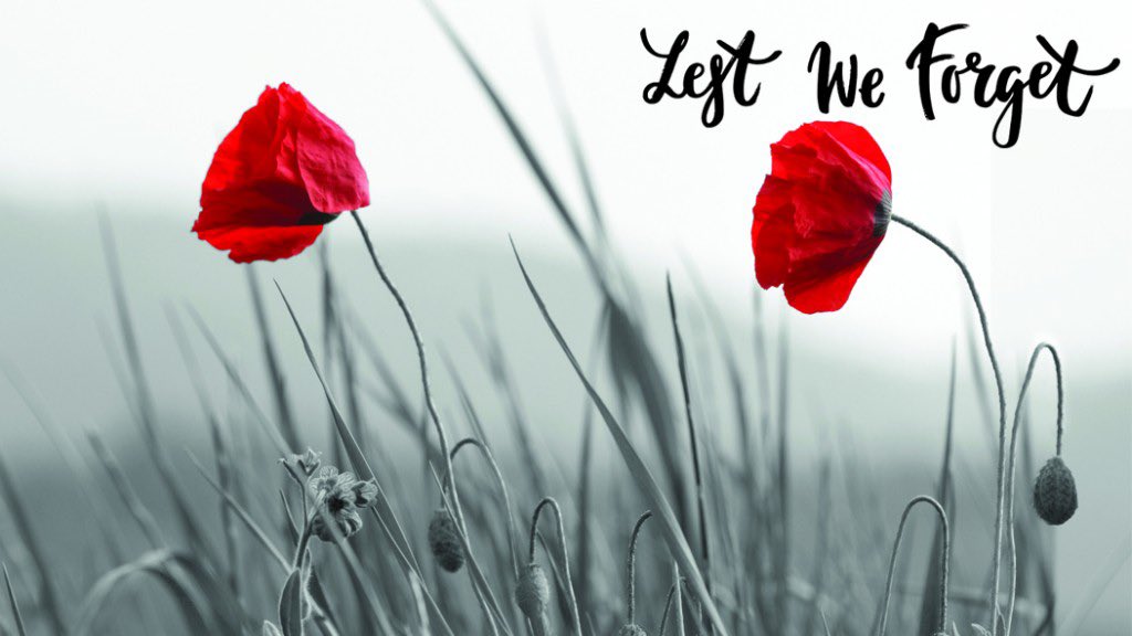 “ To all of those who left to never return, and to those who came back, but can never be the same” -  Today we pause, and remember them. #RemembranceDay