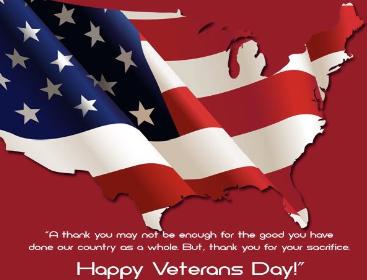 Happy Veterans Day!! We are forever grateful for your service ❤️.